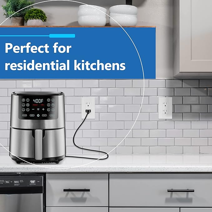 LIDER Brushed Finish Decorator Switch Cover, Screwless Wall Plate, Mid-Size 1-Gang 4.88" x 3.11", Unbreakable Polycarbonate Thermoplastic, UL Listed, LSWP-31M-BW10P, Brushed White, 10 pack