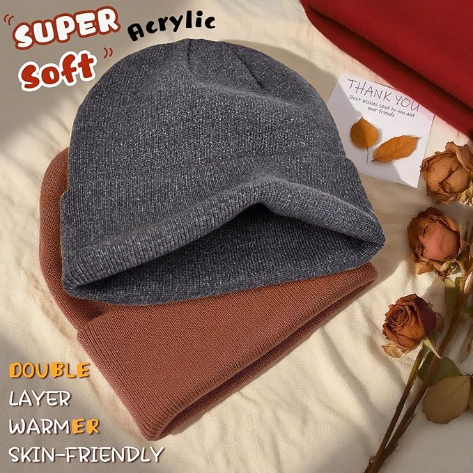 ZOORON Toddler Beanie Baby Boys Girls Beanies Kids Winter Hats Children Knit Warm Caps Soft Ski Hat