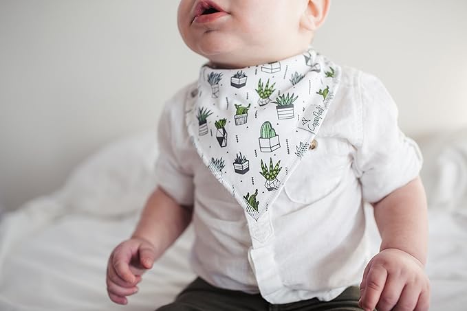 Copper Pearl Baby Bandana Drool Bibs for Drooling and Teething 4 Pack Gift Set “Urban Set