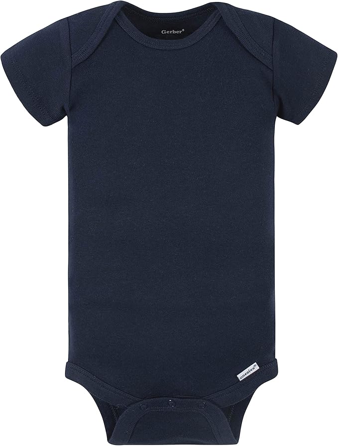 Gerber baby-girls 5-pack Solid Onesies Bodysuits