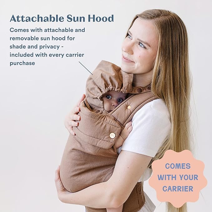 Ava & Oliver Essential Baby Carrier – Ergonomic, Hip-Healthy Soft Structured Carrier for Infants & Toddlers (7–35lbs) - Front and Back Carry, Breathable Fabric, Stylish & Lightweight (Matcha)