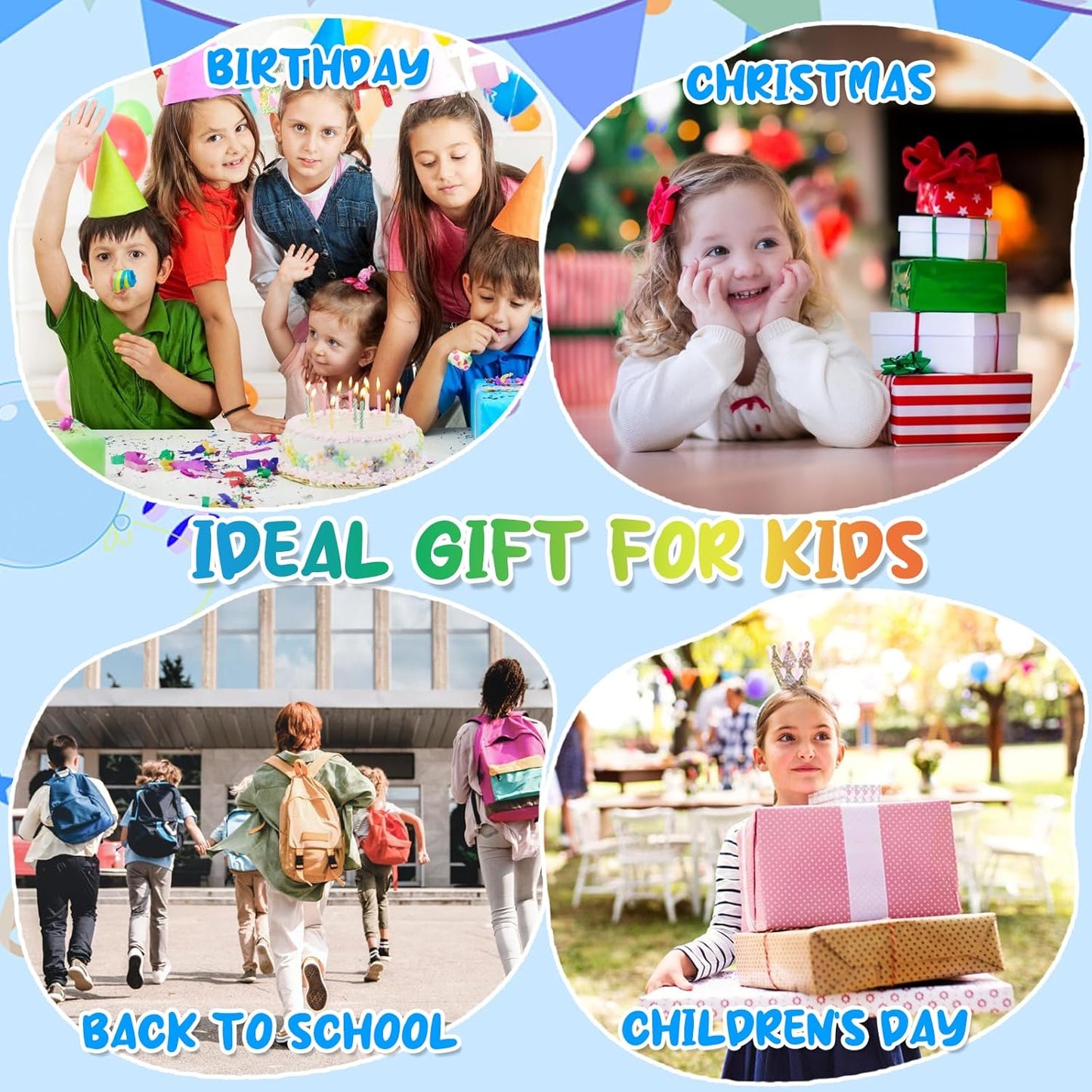 Drawing Tablets for Kids 10 Inch LCD Writing Tablet for Kids Reusable Drawing pad Educational and Learning Toys for Boys Girls(Orange)