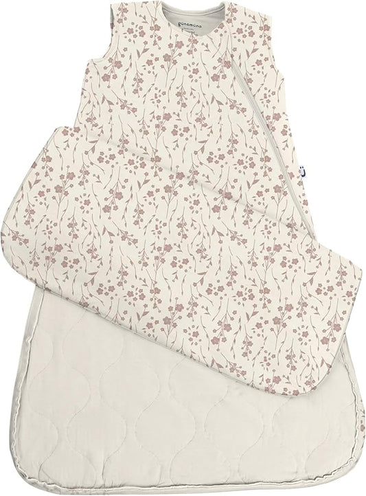 GUNAMUNA günamüna Unisex Baby, Toddler Wearable Blanket, Sleeping Bag Bamboo Rayon, Sleep Sack with Diaper Zipper, 2.6 TOG