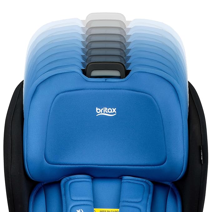 Britax Poplar Convertible Car Seat, 2-in-1 Car Seat with Slim 17-Inch Design, ClickTight Technology, Cobalt Onyx