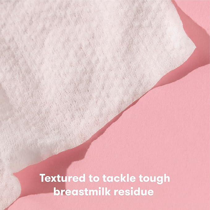 Frida Mom Breast Pump Wipes, Multi-Surface Cleaner, Removes Breastmilk Residue, Made with Food-Grade Ingredients, Baby and Milk Safe, Travel Essential for Breastfeeding Moms, 40 Count