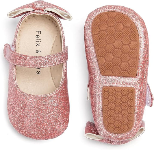 Soft Sole Baby Shoes - Infant Baby Walking Shoes Moccasins Rubber Sole Crib Shoes