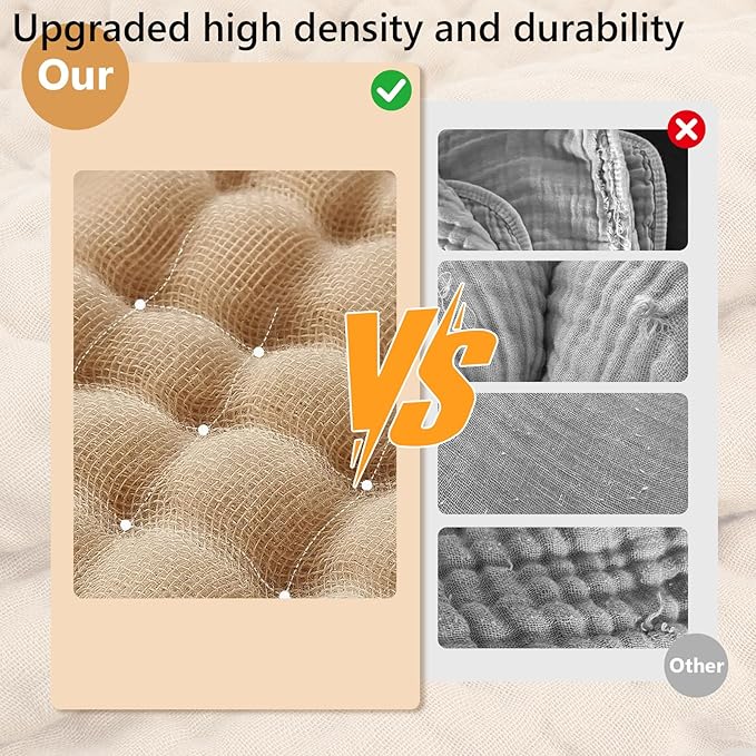 Hooded Baby Bath Towels, 2 Pack Baby Towels with Hood for Newborn, Upgrade High Density 100% Muslin Cotton Baby Towel, Ultra Soft, Highly Absorbent, for Infants, Toddlers, Newborn Essential, 32” x 32”