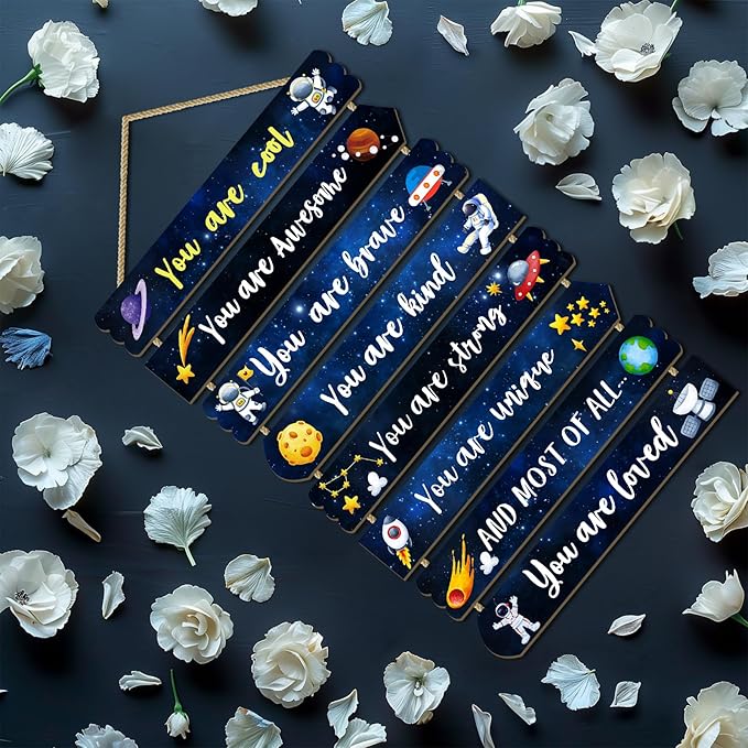 Room Decor for Boys Teens, Kids Room Decor, inspirational wall decor, Little Boy Bedroom Decorations,nursery wall decor (Interstellar)