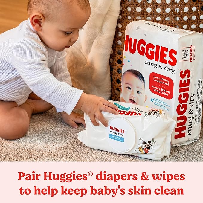 Huggies Size 5 Diapers, Snug & Dry Baby Diapers, Size 5 (27+ lbs), 68 Count, Packaging May Vary