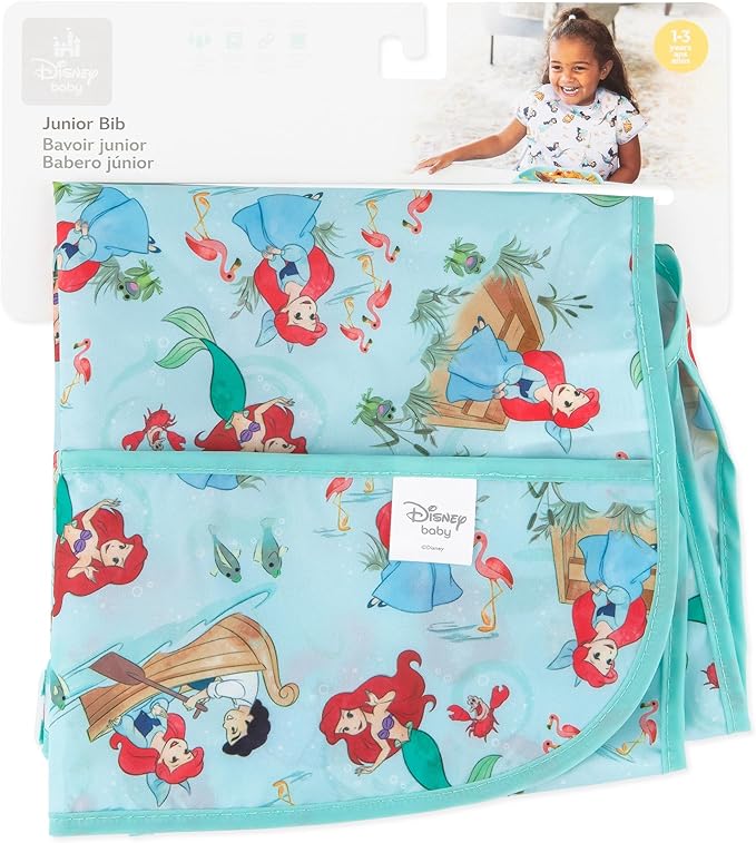 Bumkins Bibs - Toddler Bibs, Waterproof, Large for 1-3 Years, Short Sleeve