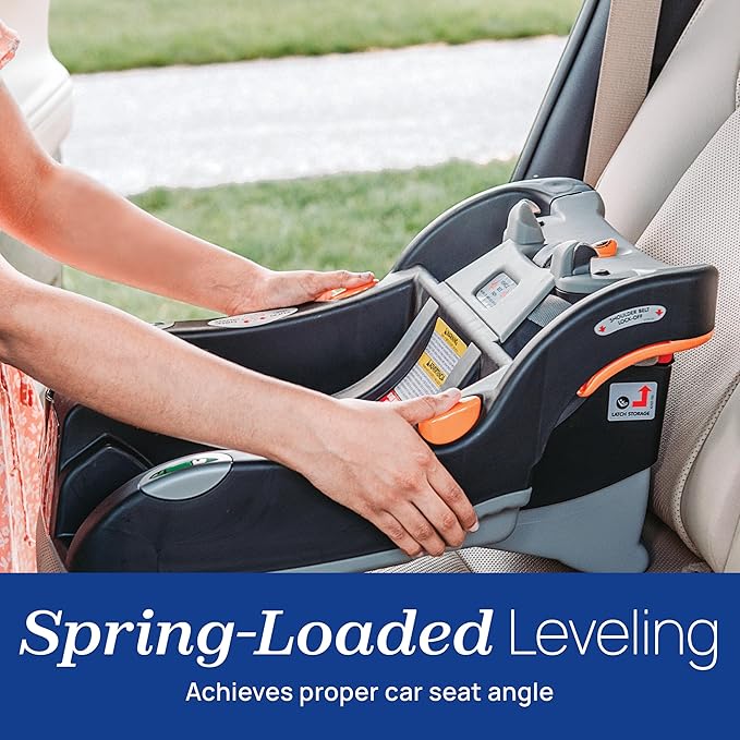 Chicco KeyFit 30 ClearTex Infant Car Seat and Base, Rear-Facing Seat for Infants 4-30 lbs., Includes Infant Head and Body Support, Compatible with Chicco Strollers, Baby Travel Gear | Pewter/Grey