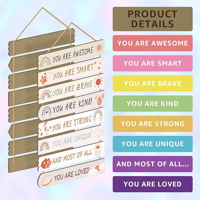 Bohemia Room Decor for Boys Girls Kids Room Decor, Boho Wall Art, Little Kids Bedroom Decorations,Toddler Classroom Deco for Boys, Bedroom Deco for children (Bohemia)