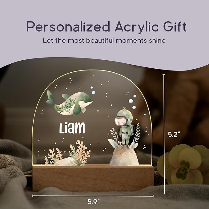 Baby Night Light/Newborn Boy Gifts/Personalized Baby Gifts/Custom Cloud Light for Bedroom/Unique Nursery Decor