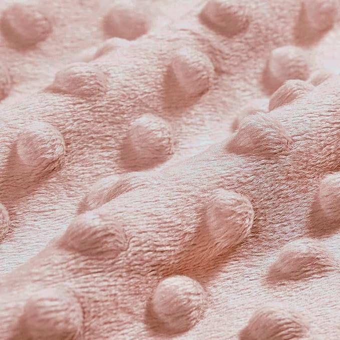 HOMRITAR Floral Baby Blanket for Girls Soft Comfy Minky Toddler Blanket with Double Layer Dotted Backing, Beauty Butterfly Printed Bed Blankets for Nursery Crib Decor 30 x 40 Inch (75 x 100 cm)