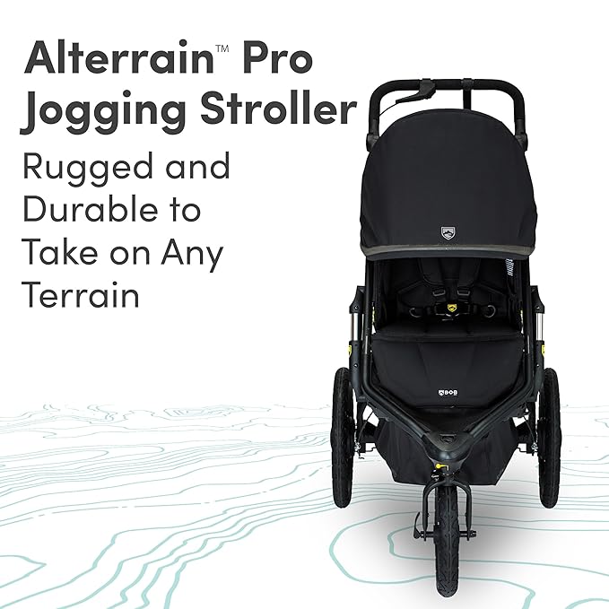 BOB Gear Alterrain Pro Jogging Stroller, Black