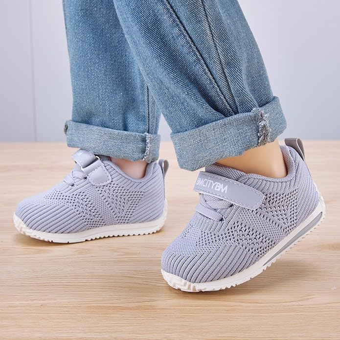BMCiTYBM Baby Boy Girl Shoes Breathable Mesh Walking Shoes Lightweight Non-Slip Sneakers Infant First Walkers 6 9 12 18 24 Month