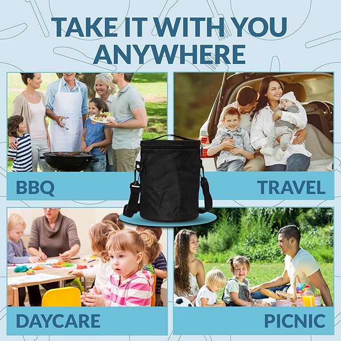 Stainless Steel Toddler Bowls with Suction & Lids – 4-Pack Spill-Proof Kids Bowl Set with Travel Bag – BPA-Free & Dishwasher Safe