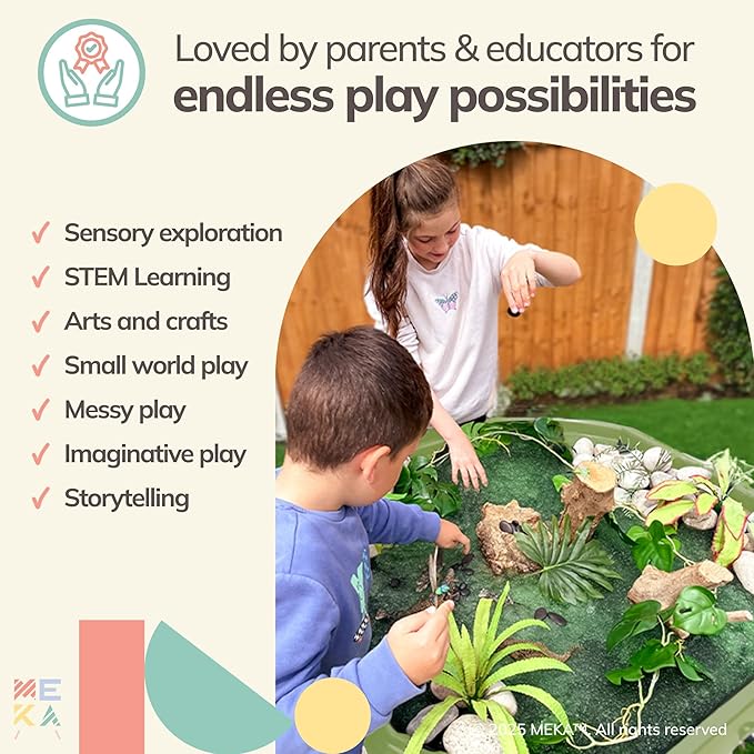 MEKA Tuff Tray Set for Sensory Play