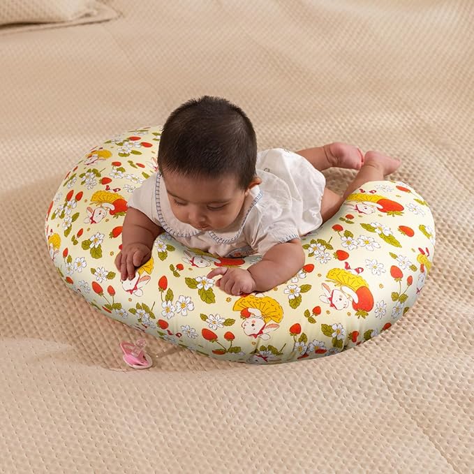 Baby Nursing Pillow for Breastfeeding, Adjustable Breast Feeding Pillow for Bottle Feeding, Ergonomic Support for Mom and Baby Healthier Nursing, for Newborn (Bunny)