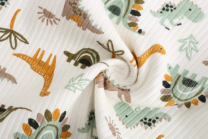 Kiddiezoom Newborn Baby Unisex Cotton One-Piece Bodysuits Baby Gift 5-Pack Baby Clothes