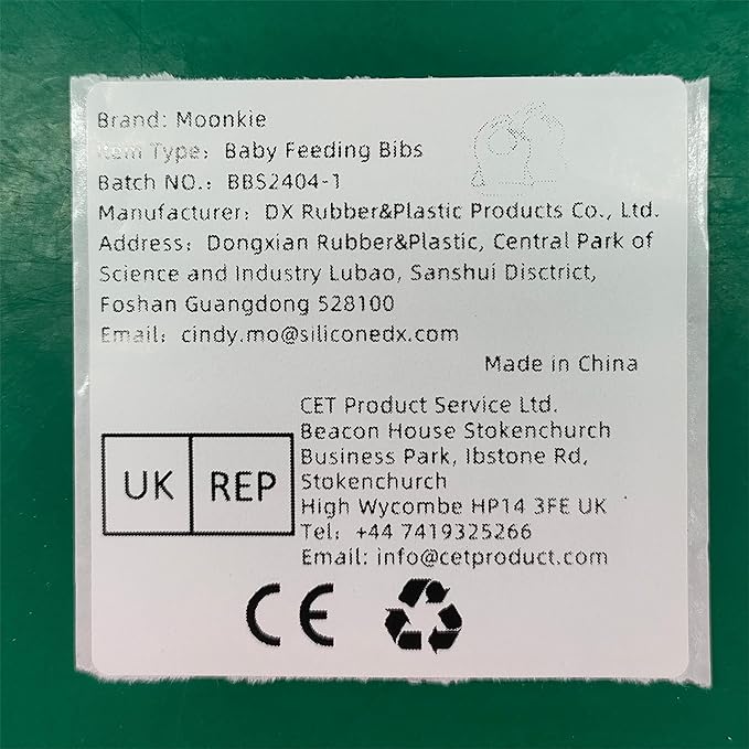 Moonkie Silicone Bibs Set Of 3, BPA Free Soft Adjustable Fit Waterproof Feeding Bibs for Babies and Toddlers(Cream/Buck/Olive Green)