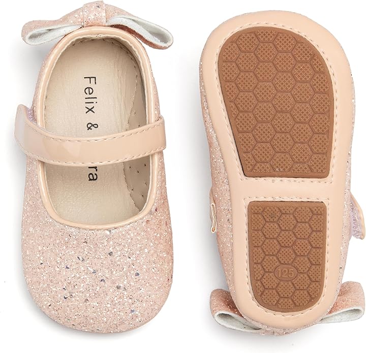 Soft Sole Baby Shoes - Infant Baby Walking Shoes Moccasins Rubber Sole Crib Shoes