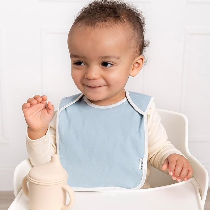 Gerber Unisex Baby Lap Shoulder Bibs