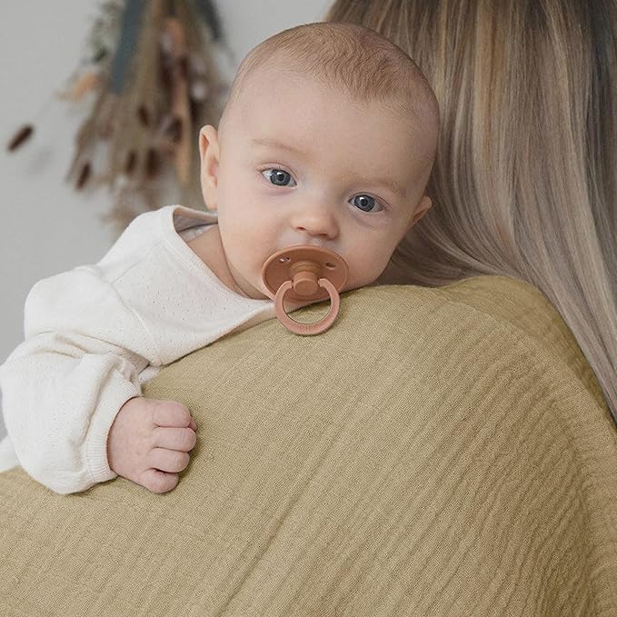 JELLYMONI Muslin Swaddle Blankets for Unisex, 2 Pack Newborn Receiving Blanket, Large 47 x 47 inches Soft Breathable Muslin Baby Blanket for Newborn Boys & Girl