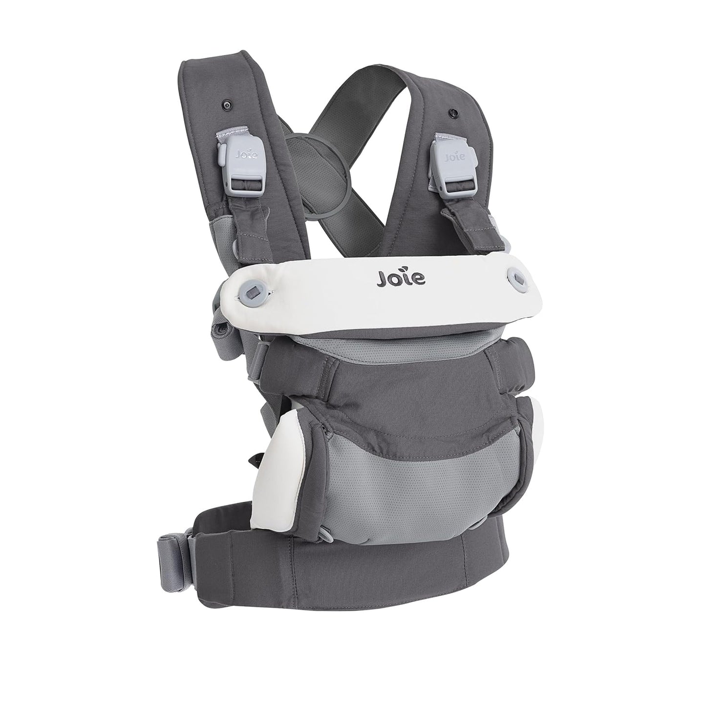 Joie Savvy lite 3-in-1 Baby Carrier – Lightweight, Ergonomic Baby Carrier with 3 Carry Positions, Padded Straps, and Lumbar Support (Cobblestone)