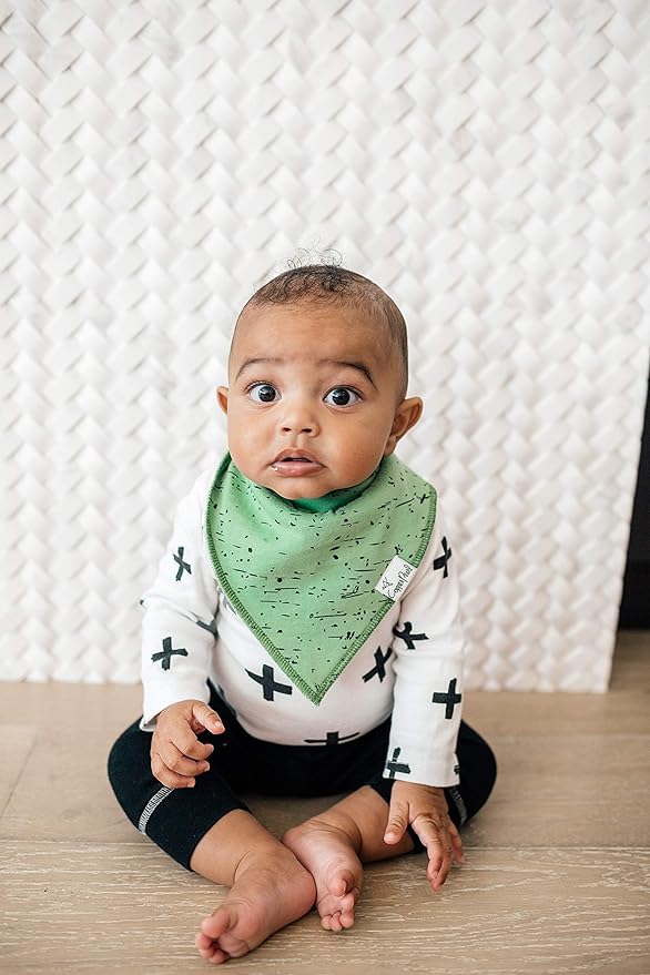 Copper Pearl Baby Bandana Drool Bibs for Drooling and Teething 4 Pack Gift Set Varsity