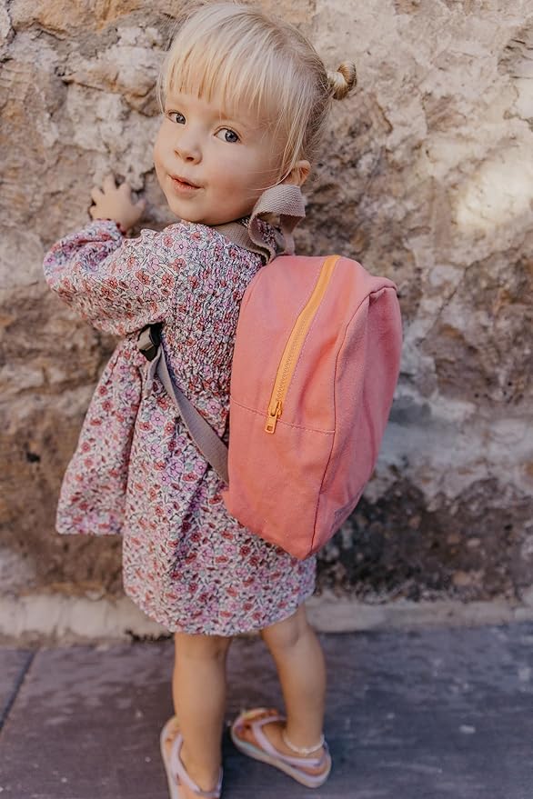 Hip Baby Wrap - Adventure-Ready Backpack for Toddlers - Cotton - Wipeable Fabric Lining and Large YKK Zipper - Perfect for Little Explorers, Comfortable & Stylish Design - Pink