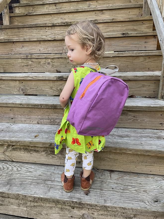 Hip Baby Wrap - Adventure-Ready Backpack for Toddlers - Cotton - Wipeable Fabric Lining and Large YKK Zipper - Perfect for Little Explorers, Comfortable & Stylish Design - Purple