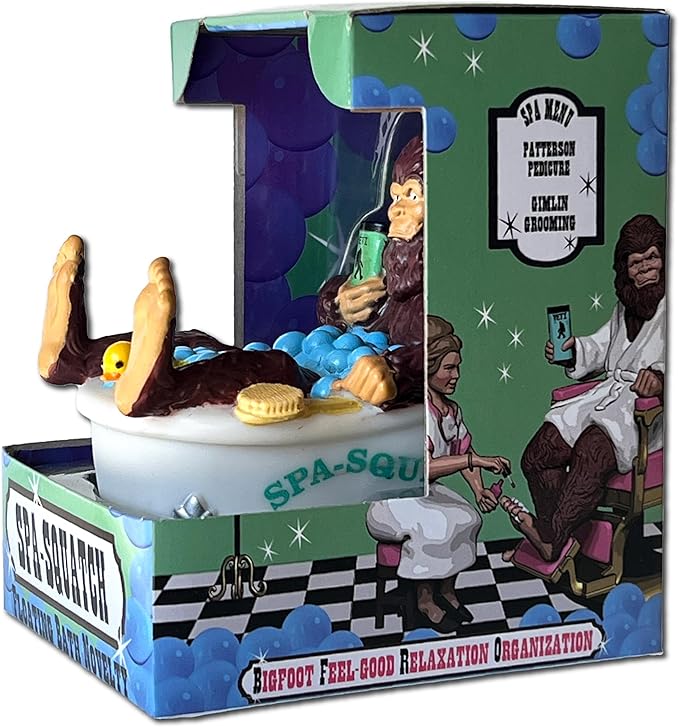 CelebriDucks - Spa-Squatch - Tubs Gone Wild Floating Bath Novelty - Collectible Bath Toy Gift for Kids & Adults of All Ages