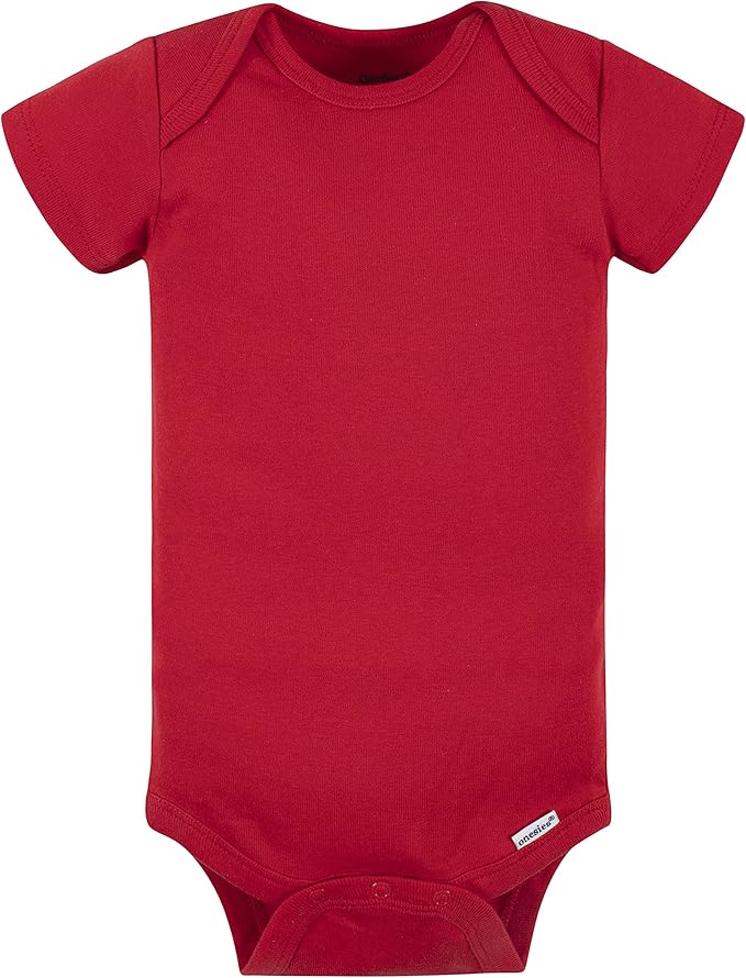 Gerber baby-girls 5-pack Solid Onesies Bodysuits