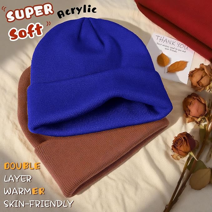 ZOORON Toddler Beanie Baby Boys Girls Beanies Kids Winter Hats Children Knit Warm Caps Soft Ski Hat