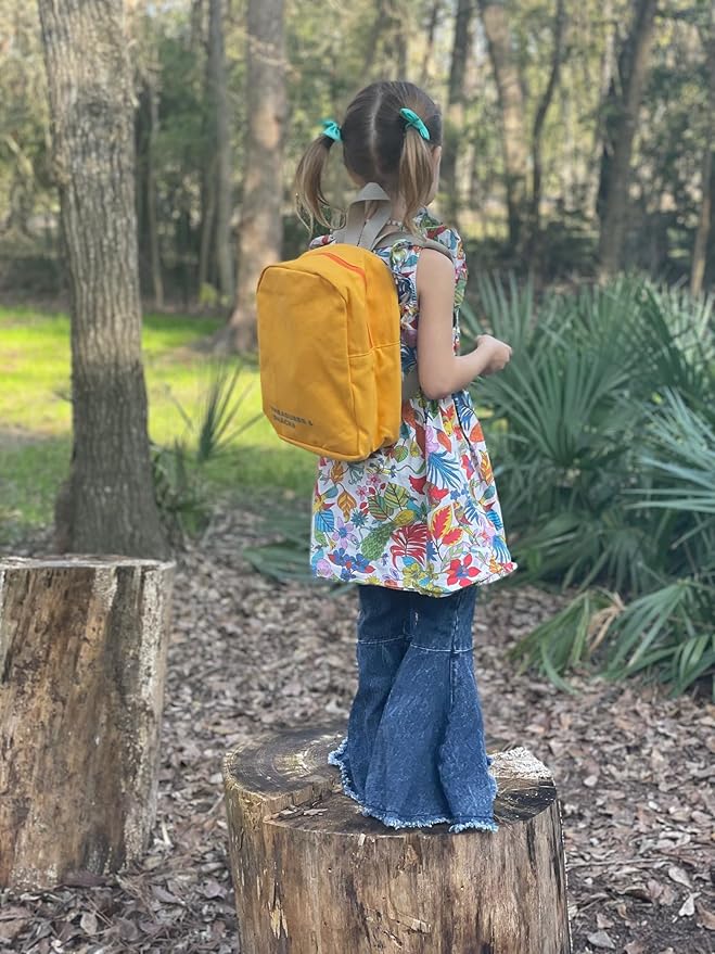 Hip Baby Wrap - Adventure-Ready Backpack for Toddlers - Cotton - Wipeable Fabric Lining and Large YKK Zipper - Perfect for Little Explorers, Comfortable & Stylish Design - Yellow