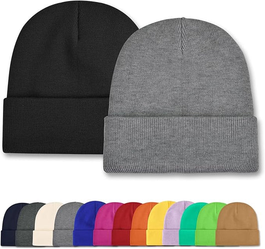 ZOORON Toddler Beanie Baby Beanies for Boys Girls Kids Winter Hats Children Knit Warm Caps 0-12years