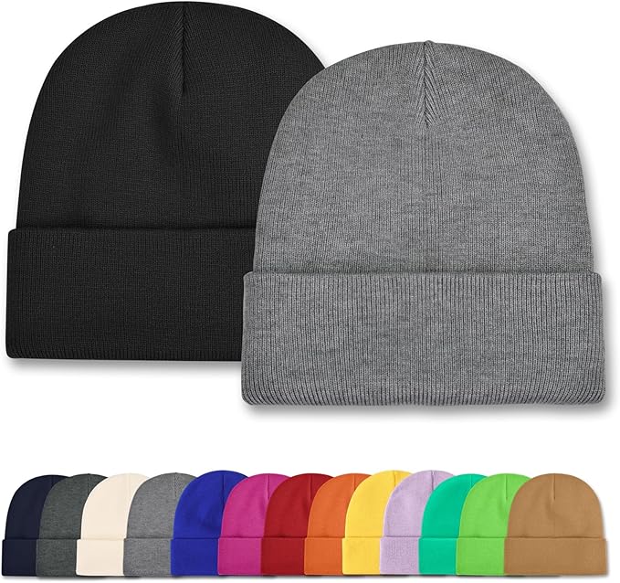 ZOORON Toddler Beanie Baby Beanies for Boys Girls Kids Winter Hats Children Knit Warm Caps 0-12years