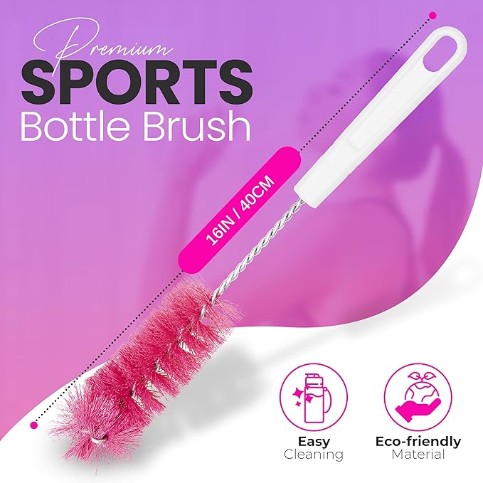 Pretty & Pink Sports Bottle Brush