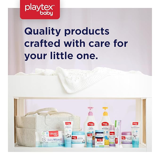 Playtex Baby Lotion, Lavender Chamomile, 21 oz. Bottle, 3-Pack, Gentle, Moisturizing Formula with a Calming and Relaxing Scent, Free of Dyes, Parabens and Phthalates