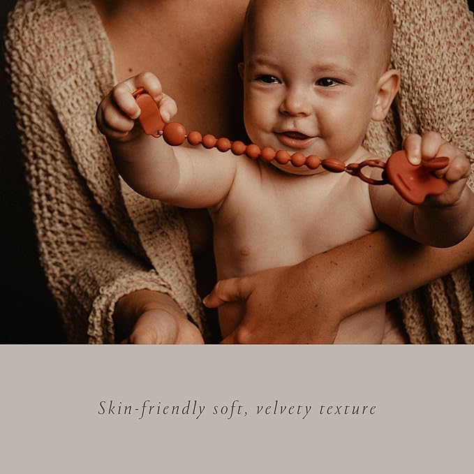 Color Essence SX PRO Silicone Baby Pacifier 2Pk, Made with 100% Soft Silicone, Baby Essentials Perfect for Breastfeeding Babies, Designed in Spain, 0-6 Mths, Mustard/Green