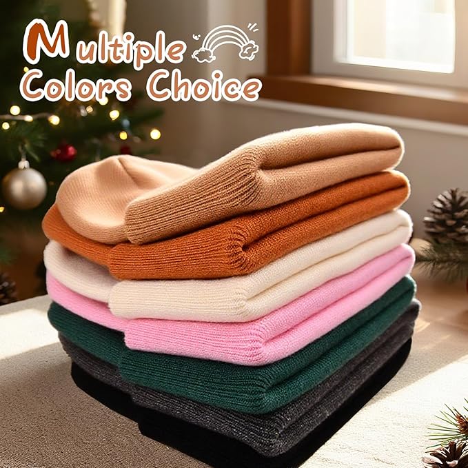 Rosoz Toddler Beanie Boys Girls Baby Knit Warm Beanies Kids Children Winter hat Caps