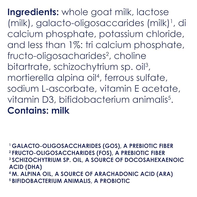Kabrita Goat Milk-Based Toddler Nutrition Drink, 12–24 Months, Gentle & Easy to Digest, Clean Label Project Certified, Supports Gut Health, Immunity & Brain Development 28oz