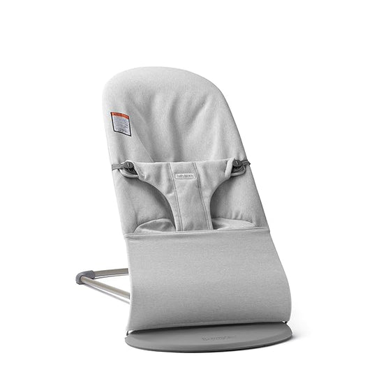 BabyBjörn Bouncer Bliss, Woven Mélange, Light Grey