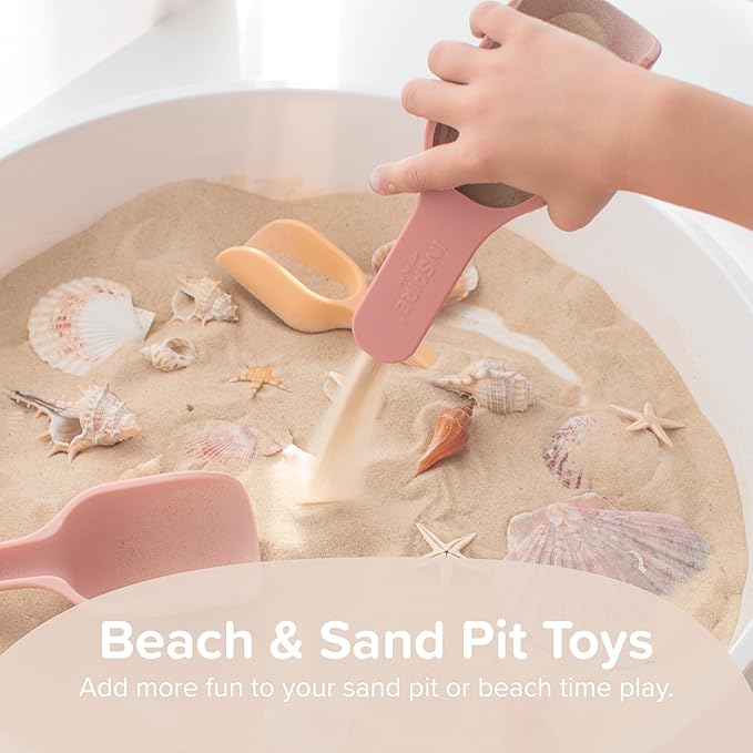 Inspire My Play - 3 x Silicone Nesting Scoops - Perfect for Sensory PlayTray - Sensory Bin Accessories - Special Education Classroom Supplies - Montessori Education Toys - Multi-Purpose Shovel