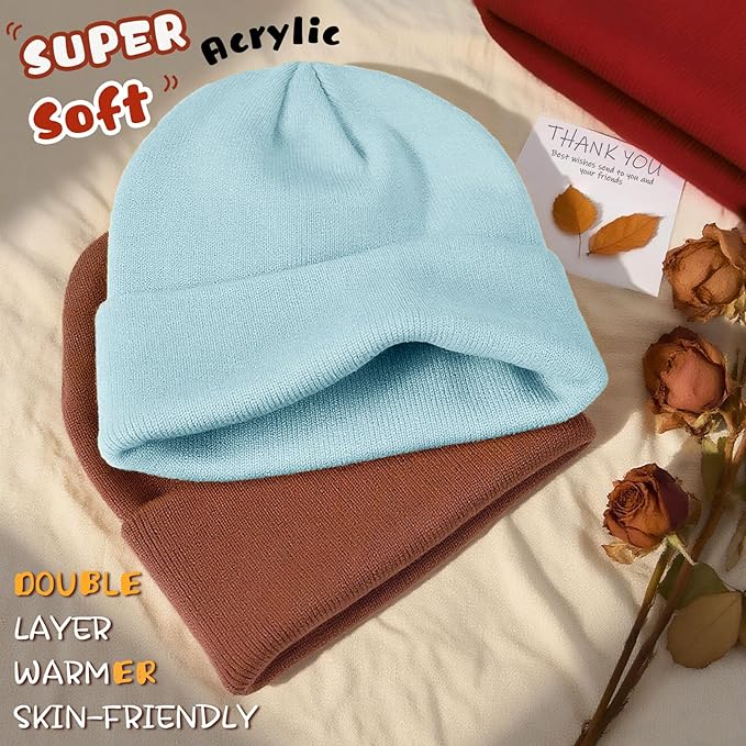 ZOORON Toddler Beanie Baby Boys Girls Beanies Kids Winter Hats Children Knit Warm Caps Soft Ski Hat