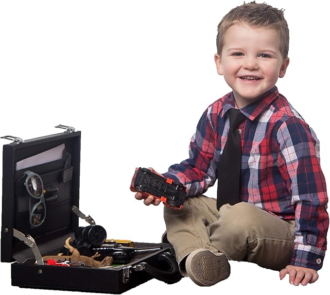 Childs dress up Briefcase, Kids pretend play suitcase, toy