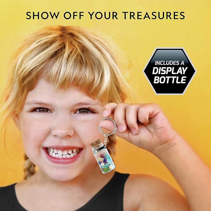 National Geographic Birthstone Dig Kit - Science Kit with 12 Genuine Birthstones, Includes a Real Diamond, Ruby, Sapphire, Pearl, & More, Gemstones and Crystals, Rock Collection (Amazon Exclusive)