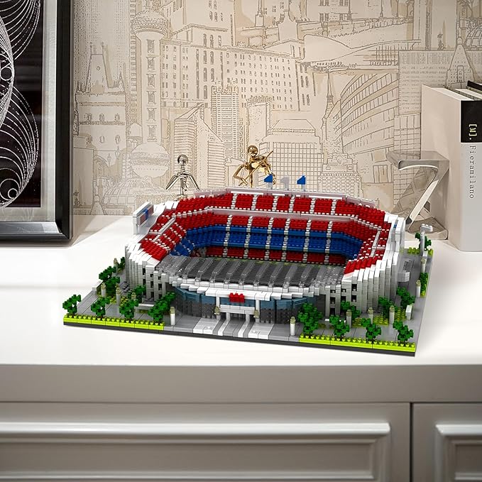 Soccer Stadium Building Blocks Sets Toys Football Architecture Model Kits Gifts for Adults Kids Boys 3500+Pieces