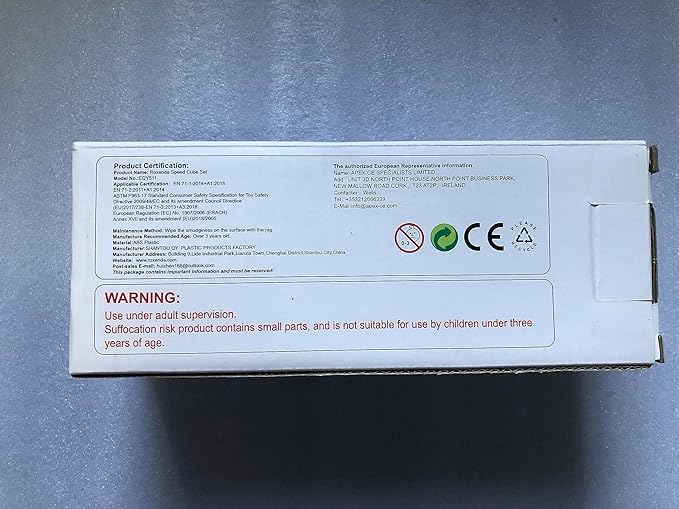 ROXENDA Speed Cube Set, Magic Cube Set of 2x2x2 3x3x3 Pyramid Cube Smooth Puzzle Cube (Stickerless)